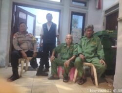 Hadir di Poskamling RW 06 Bhabinkamtibmas Johar Baru Imbau Petugas Satkamling tingkatkan ronda keliling lingkungan
