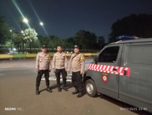 Patroli Dini Hari di Kemayoran, Polisi Amankan Sejumlah Titik Rawan Kriminalitas