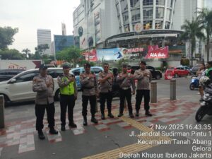 Apel Pengamanan Konser BLACKPINK di FX Sudirman, Polsek Johar Baru Wujudkan Pelayanan Aman dan Humanis