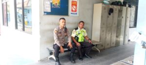 Patko 1012 Polsek Metro Gambir Laksanakan Patroli Kewilayahan di Kantor PAM Jaya Cideng, Ajak Security Tingkatkan Kewaspadaan