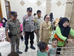 Bhabinkamtibmas Kelurahan Galur Bersinergi dengan Warga Dukung Kegiatan Posyandu dan Jaga Kamtibmas