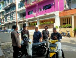 Patroli Sambang Koordinasi Kamtibmas di Sentra Kramat, Polsek Senen Jaga Stabilitas Keamanan Lingkungan
