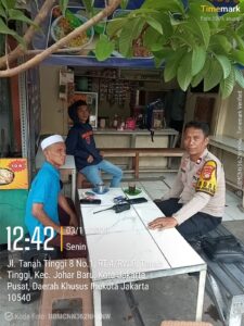 Kapolsubsektor Tanah Tinggi Turun ke Warga, Himbau Tetap Tenang dan Tidak Terprovokasi Tawuran