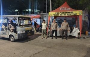 Sinergi Tiga Pilar Menteng Kawal Keamanan di Perbatasan Kalipasir