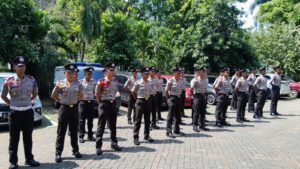 Polsek Kemayoran Sambut Siswa Bintara Polri, Mulai Latja hingga Orientasi Lingkungan