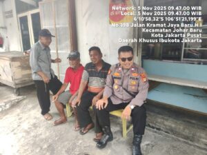 Kapolsubsektor Kayu Awet Sambang Warga, Cegah Tawuran dan Tingkatkan Kamtibmas