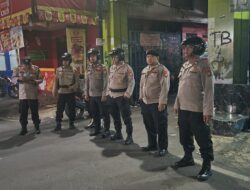 Patroli Cipta Kondisi Polsek Johar Baru Antisipasi Guantibmas, Warga dan Remaja Tetap Aman