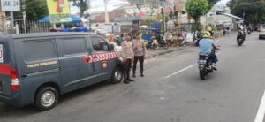 Polsek Kemayoran Gelar Ploting Pagi, Pastikan Arus Lalin dan Keamanan Warga Aman
