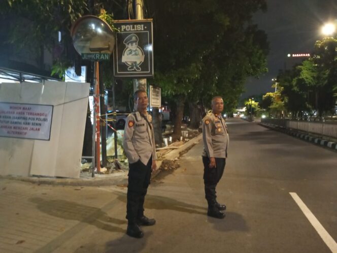 
					Tertibkan Wilayah di Jam Rawan, Patroli Strong Point Kemayoran Berlangsung Kondusif