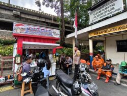 Sinergi Polri dan Ojol, Bhabinkamtibmas Kebon Sirih Bersama Siswa Latja Angkatan 51 Bangun Keamanan Lewat Gerai Rakyat Mart Menteng