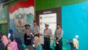 Siswa Latja SPN PMJ Latihan Fungsi Binmas di Wilayah Hukum Polsek Senen