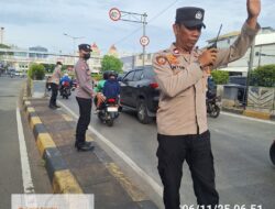 Polsek Johar Baru Laksanakan Pengaturan Lalu Lintas Pagi di Underpass Tanah Tinggi, Antisipasi 3C dan Kemacetan
