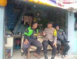 Bersama Ojol dan Warga, Bhabinkamtibmas Galur Perkuat Sistem Keamanan Lingkungan