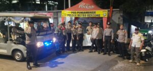 Sinergi Malam Tiga Pilar Menteng, Jaga Perbatasan Kalipasir Tetap Aman dan Kondusif