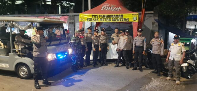 
					Sinergi Malam Tiga Pilar Menteng, Jaga Perbatasan Kalipasir Tetap Aman dan Kondusif