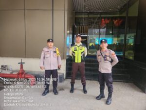Polsek Metro Gambir Laksanakan Pengamanan Aset Vital di Kantor PT PELNI