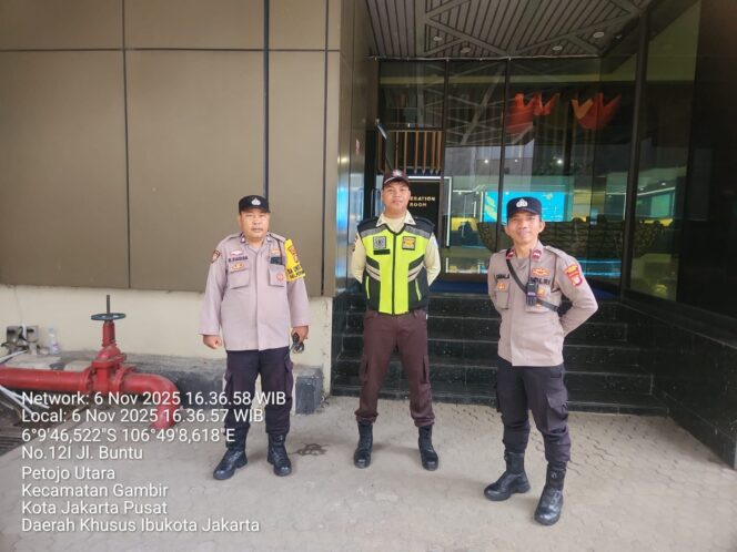 
					Polsek Metro Gambir Laksanakan Pengamanan Aset Vital di Kantor PT PELNI