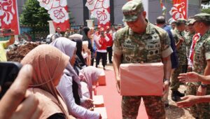 Wakil Panglima TNI, Jenderal TNI Tandyo Budi Revita Tinjau Proyek Pembangunan Karya Bakti Padat Karya Koperasi Merah Putih
