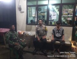 Deteksi Dini Gangguan Kamtibmas, Bhabinkamtibmas Galur Sambang Pos Kamling RW 06