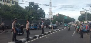 Strong Point Pagi di Stasiun Kemayoran, Polisi Pastikan Warga Beraktivitas Aman