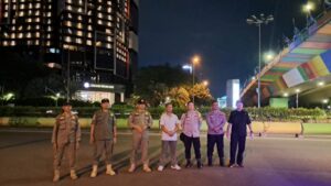 Jaga Jakarta di Kemayoran, Tiga Pilar Gelar Patroli Cipta Kondisi dan Pantau Titik Rawan