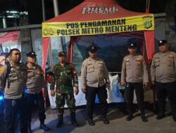 Kolaborasi Tiga Pilar Menteng, Cegah Gangguan Kamtibmas di Perbatasan Kwitang Kalipasir