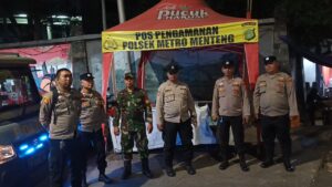 Kolaborasi Tiga Pilar Menteng, Cegah Gangguan Kamtibmas di Perbatasan Kwitang Kalipasir