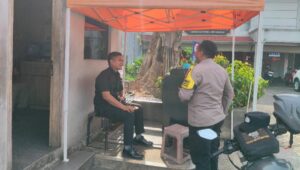 Bhabinkamtibmas Gondangdia Aiptu Kamidi Ajak Security Butteria Waspada Aksi Curat, Curas, dan Curanmor