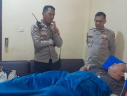 Polsek Metro Menteng Tunjukkan Kepedulian, Jenguk Personel Sakit di RS Polri Kramat Jati