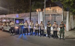 Sinergi Malam Menteng, Tiga Pilar Gerakkan Patroli Antisipasi Gangguan Kamtibmas Di Kawasan Teuku Umar