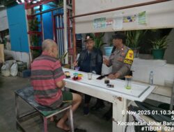 Sambang Pos Kamling RW 02 Galur: Polri Ajak Warga Tingkatkan Kewaspadaan Kamtibmas