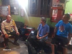 Bhabinkamtibmas Sambangi Pos Kamling RW 04 Gambir, Perkuat Sinergi dan Keamanan Lingkungan