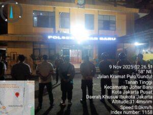 Polsek Johar Baru Gelar Apel Patroli Skala Sedang Antisipasi Guantibmas