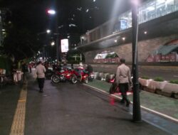 Respon Cepat Polsek Metro Menteng Bubarkan Balap Liar di Jalan MH Thamrin