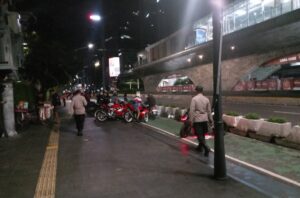 Respon Cepat Polsek Metro Menteng Bubarkan Balap Liar di Jalan MH Thamrin