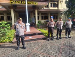 Polsek Kemayoran Gelar Apel dan Lepas Pergeseran Siswa Latja Diktukba Polri 2025