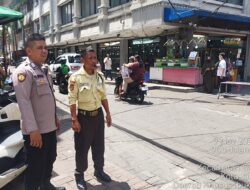 Patroli Dialogis Polsek Sawah Besar Situasi Pasar Baru Aman dan Kondusif
