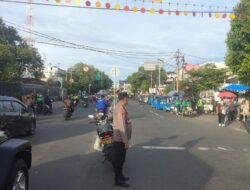 Tingkatkan Keamanan dan Ketertiban, Polisi Lakukan Pengawasan Pagi di Perlintasan Kereta Jl. Garuda