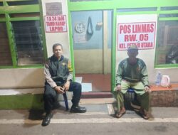 Bhabinkamtibmas Petojo Utara Sambangi Satkamling RW 05, Ajak Warga Lebih Peduli Keamanan Lingkungan