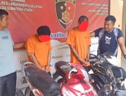 Dalam Sepekan Polsek Torgamba Ungkap Dua Kasus Curanmor, Dua Pelaku Ditangkap, Dua Lagi Buron