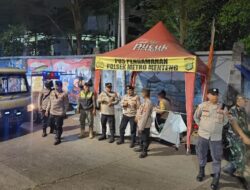 Sinergi Malam Tiga Pilar Menteng, Cegah Gangguan Kamtibmas di Perbatasan Kwitang Kalipasir