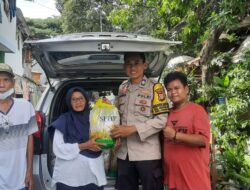 Bhabinkamtibmas Kebon Melati Sambangi RW 16, Warga Sangat Antusias Beli Beras SPHP