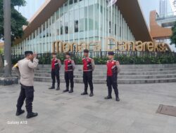 Bhabinkamtibmas Gambir Pimpin Apel Perkuatan Pasukan Antisipasi Unjuk Rasa di Kawasan Ring 1