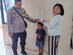 Bhabinkamtibmas Pegangsaan Dampingi Posyandu Melur RW 06, Wujud Kepedulian Polri Terhadap Kesehatan Warga
