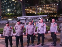 Sinergi Tiga Pilar Menteng Gelar Patroli Malam di Bundaran HI, Pastikan Menteng Aman dan Kondusif