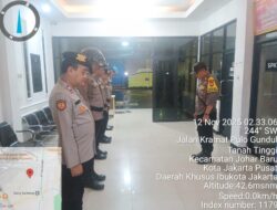 Apel Patroli Skala Sedang Polsek Johar Baru, Antisipasi Gesekan Warga Dini Hari