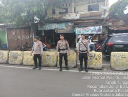 Kapolsek Johar Baru Pengecekan Pengaturan Lalu Lintas Pagi Hari, Pastikan Arus Lancar dan Aman
