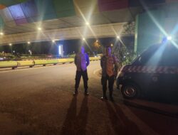 Jajaran Polsek Kemayoran Pastikan Keamanan Warga Lewat Patroli dan Strong Point Dini Hari