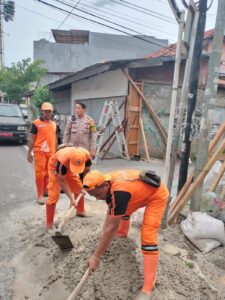 Polsek Kemayoran Gandeng PPSU Kebon Kosong, Wujudkan Kolaborasi Jaga Keamanan dan Ketertiban