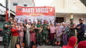 Kodim 0502/Jakarta Utara Fasilitasi Bakti Sosial Mabes TNI untuk Warga Koja